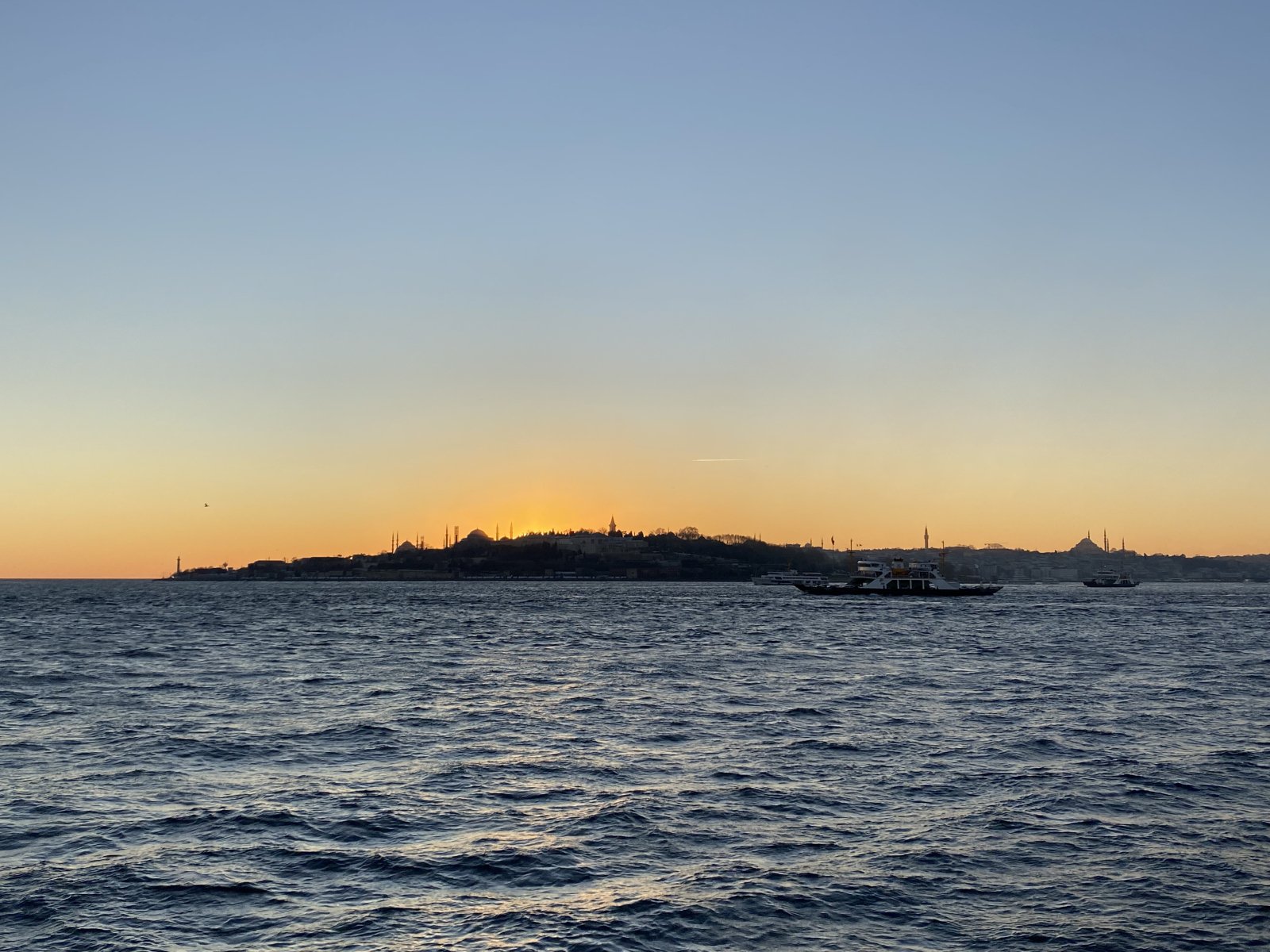 Skyline of the Historical Peninsula at Sunset