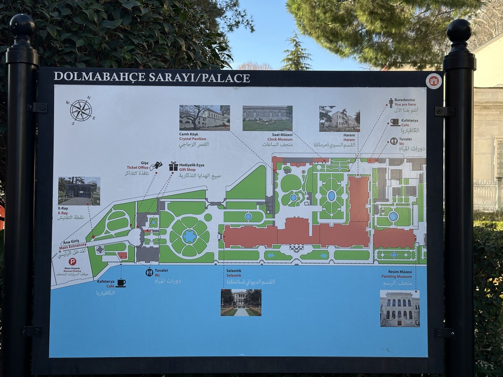 Plan of Dolmabahce Palace